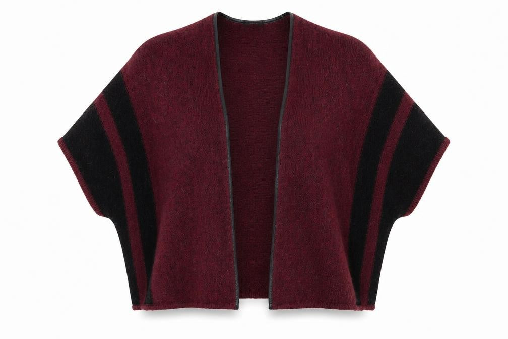 F&F Womens Red Striped  Cardigan Jumper Size S