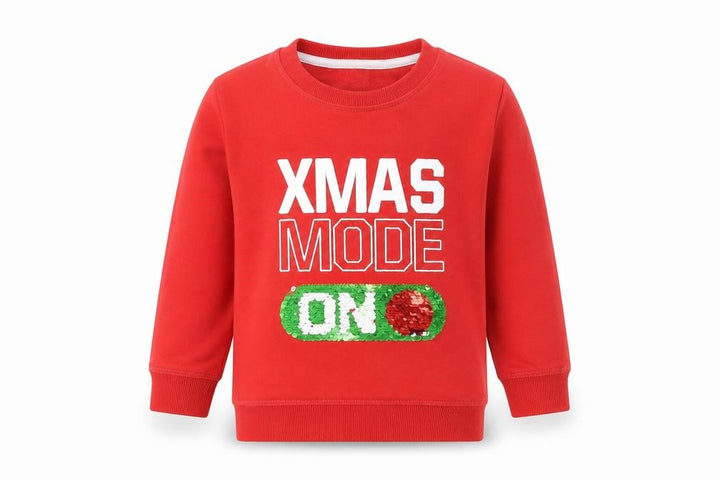 Matalan Boys Red Pullover Sweatshirt Size 2-3 Years - Xmas Mode On