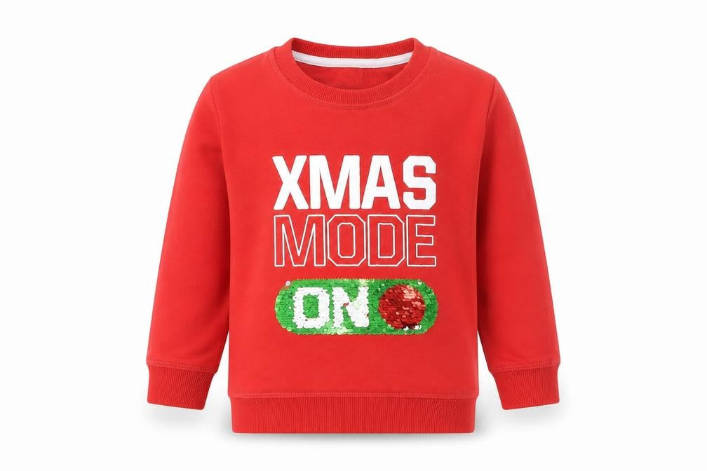 Matalan Boys Red   Pullover Sweatshirt Size 2-3 Years  - Xmas Mode On