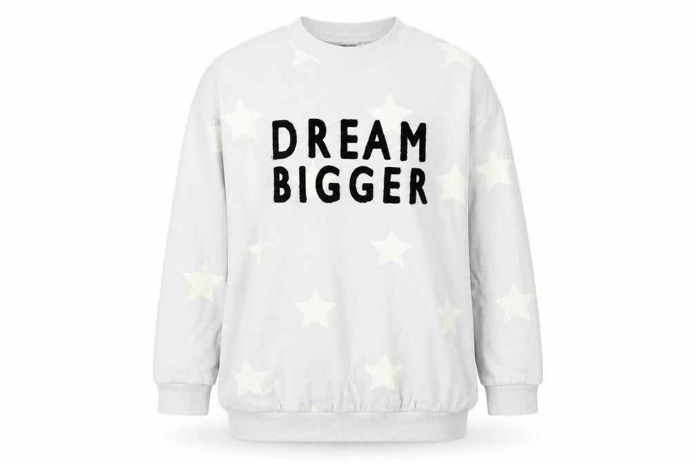 Pretty Secrets Womens Blue   Pullover Sweatshirt Size 8  - Dream Bigger