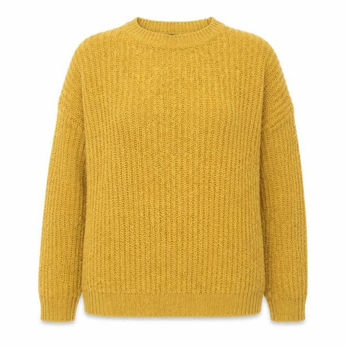 New Look Womens Yellow  Knit Pullover Jumper Size S