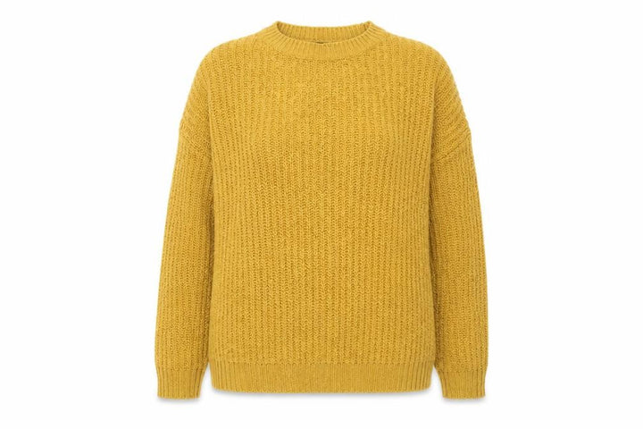 New Look Womens Yellow Knit Pullover Jumper Size S