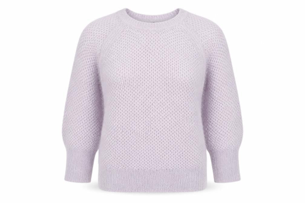 Dorothy Perkins Womens Purple  Knit Pullover Jumper Size 10