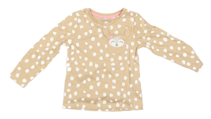 Nutmeg Girls Brown Polka Dot Size 4-5 Years