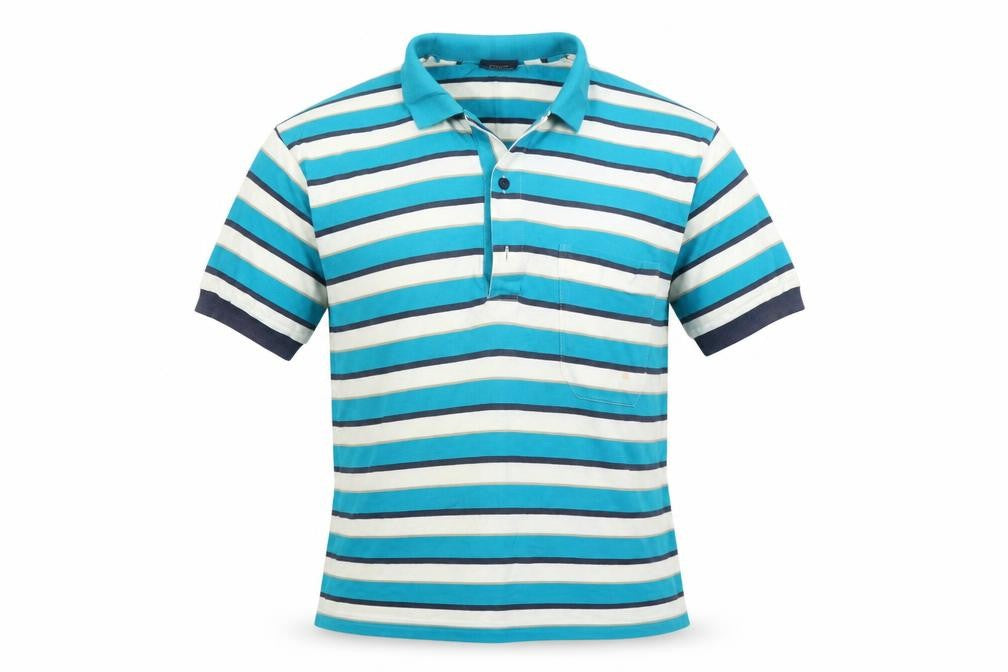 BLANCARD Mens Multicoloured Striped   Polo Size M
