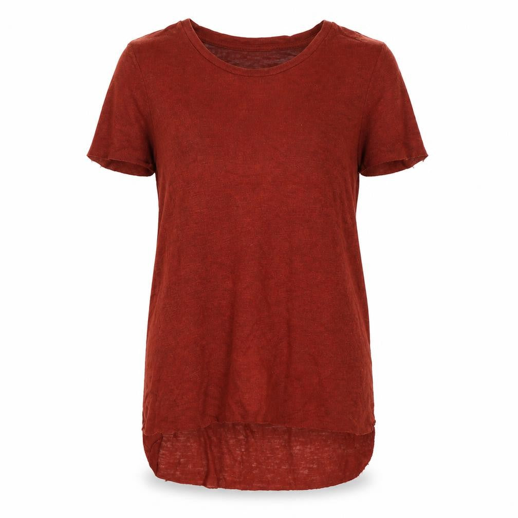 VERO MODA Womens Brown  Knit Tunic T-Shirt Size S