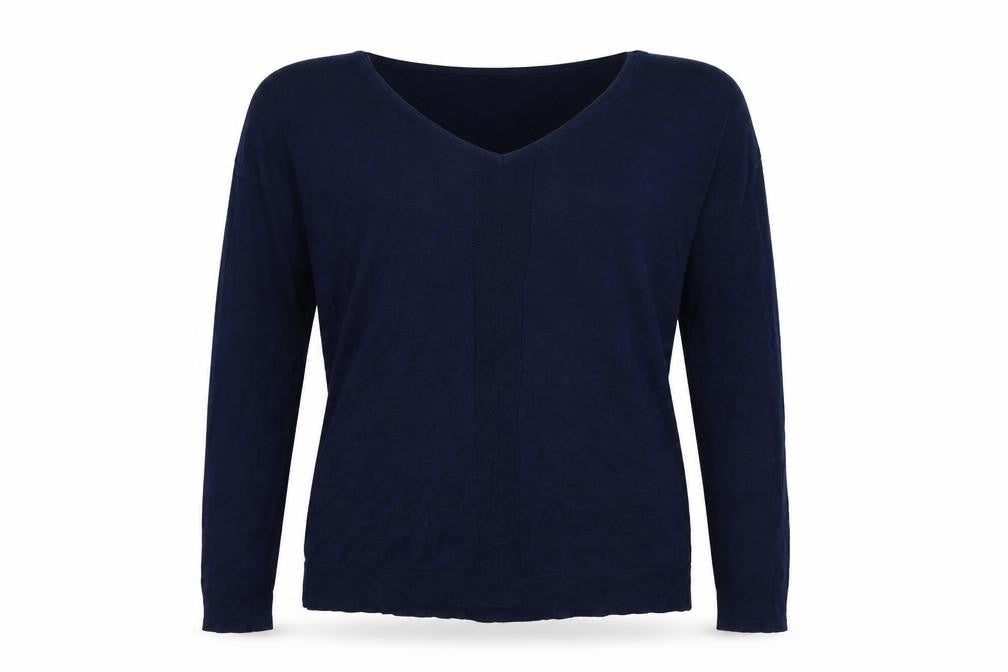 FGEORGE Womens Blue  Knit Pullover Jumper Size 14