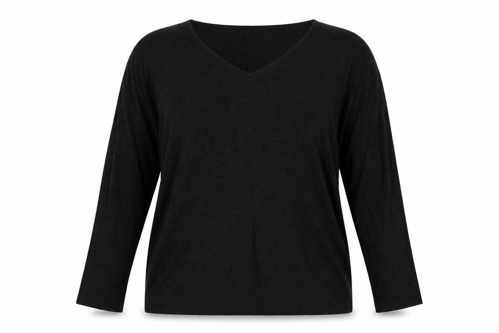 Front view of H&M women’s grey knit jumper, size M