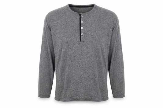Front view of Preworn men’s grey jumper, size XL