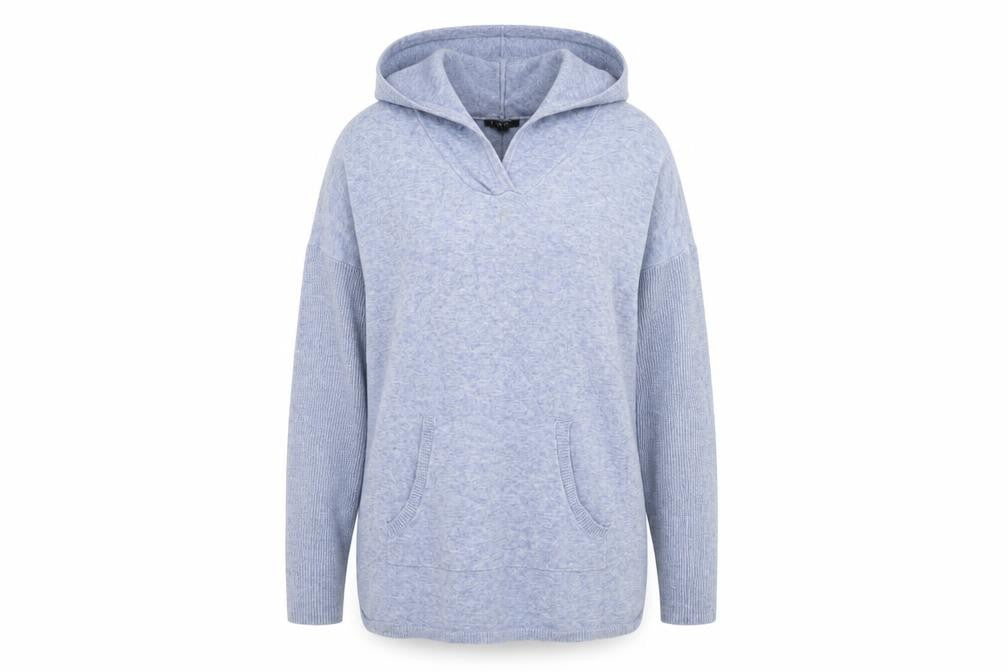 cynus Womens Blue   Pullover Hoodie Size L