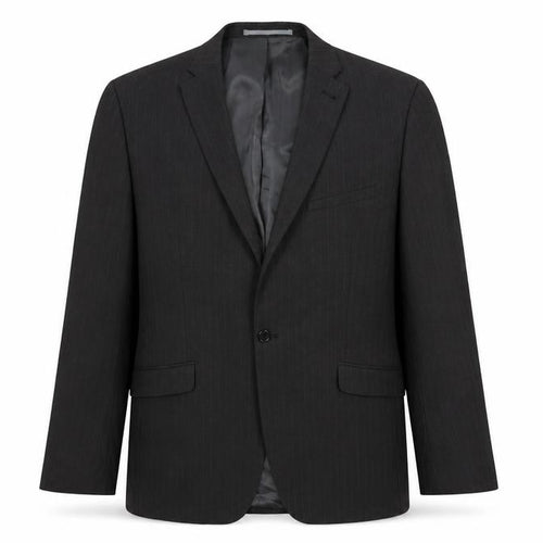 Next Mens Grey Striped  Jacket Suit Jacket Size 44