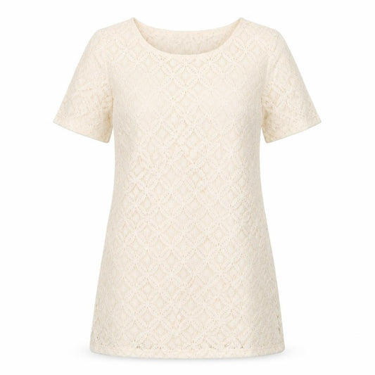 Front view of Next women’s ivory shift, size UK 8
