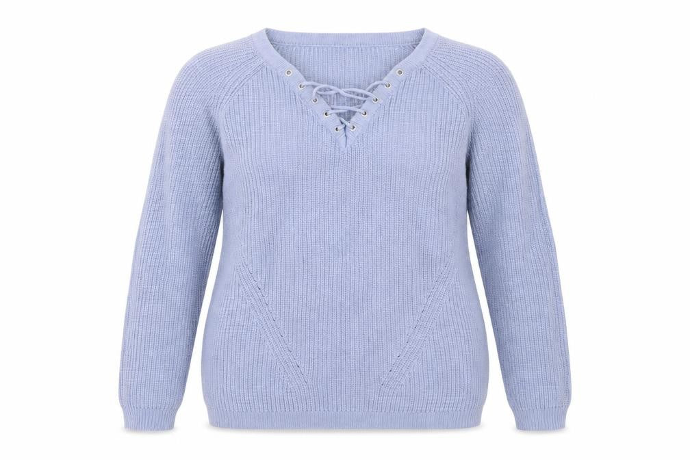 Select Womens Blue  Knit Pullover Jumper Size 12