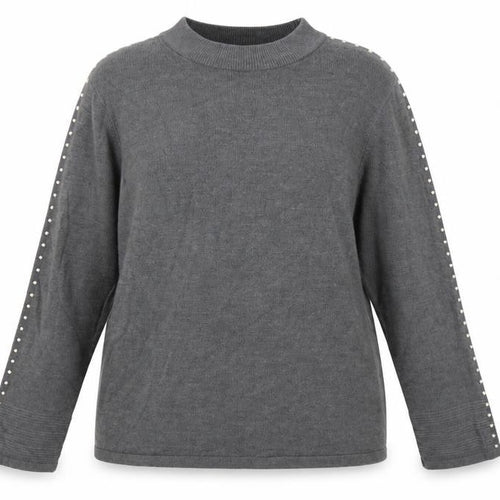 Marks and Spencer Womens Grey  Knit Pullover Jumper Size 18