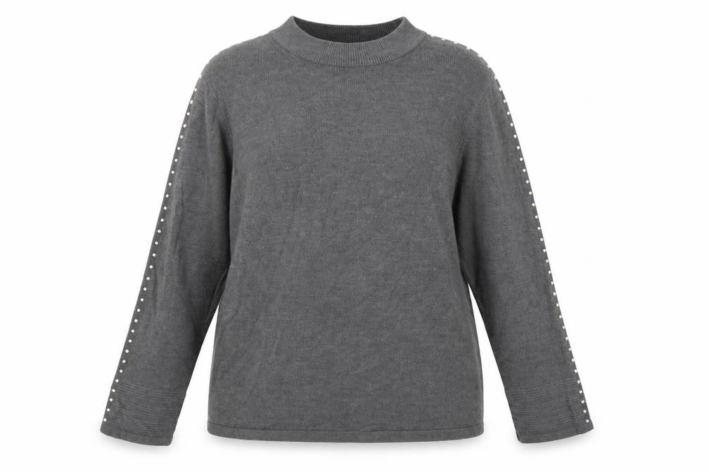 Marks and Spencer Womens Grey  Knit Pullover Jumper Size 18