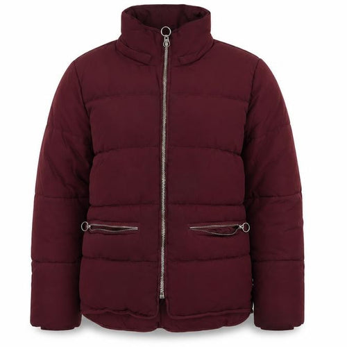 Topshop Womens Purple   Puffer Jacket Coat Size 8