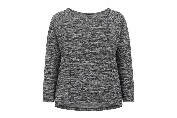 Topshop Womens Black Pullover Sweatshirt Size 8