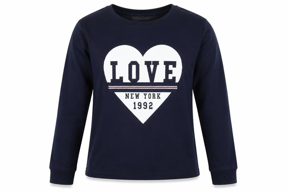 Front view of George girls’ blue jumper, size 12-13, years