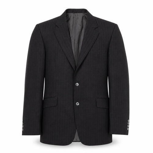 JAG Mens Grey Striped  Jacket Suit Jacket Size L
