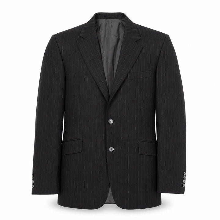 JAG Mens Grey Striped Jacket Suit Jacket Size L