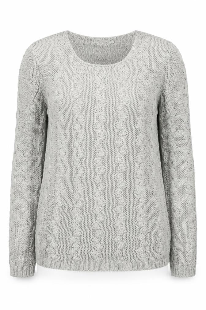 EA Womens Grey  Knit Pullover Jumper Size S