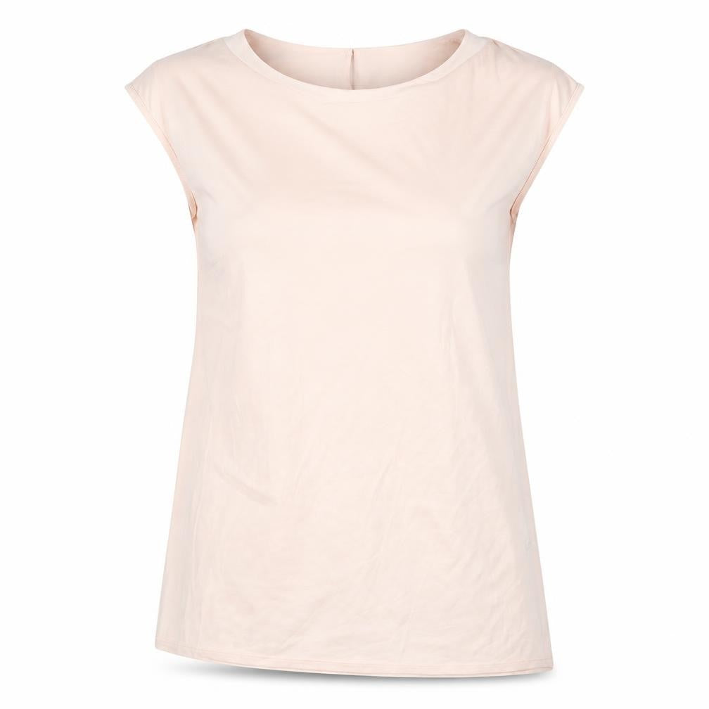 Preworn Womens Pink   Basic Blouse Size M  - Asymmetric Hem