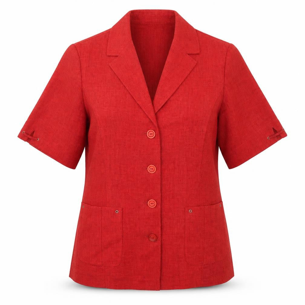 pier angelini Womens Red   Basic Blouse Size 12