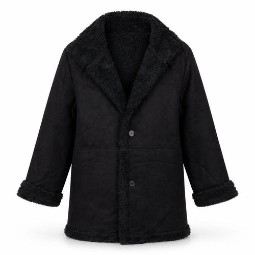 Preworn Womens Black   Overcoat Coat Size L