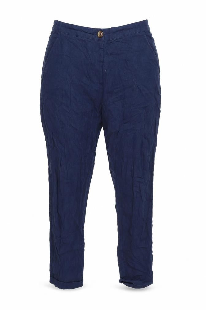 Peacocks Womens Blue   Trousers  Size 8 L25 in