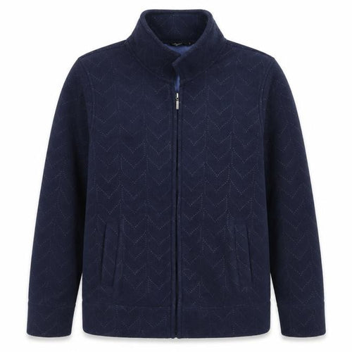 Bonmarché Womens Blue Geometric  Jacket  Size S