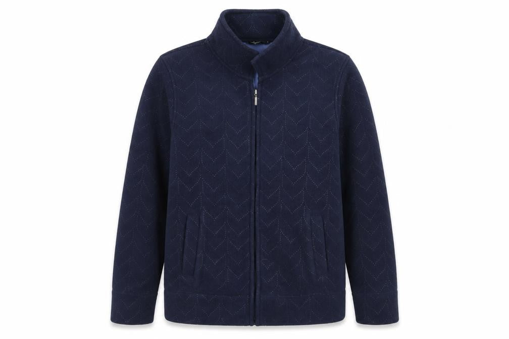 Bonmarché Womens Blue Geometric  Jacket  Size S