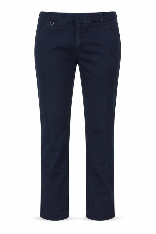 Front view of Zara women’s blue skinny jeans, size UK 8, 26-inch leg