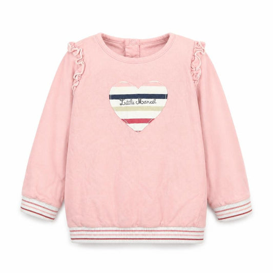 Preworn Girls Pink   Pullover Jumper Size 2 Years