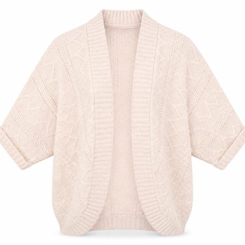 Boohoo Womens Pink  Knit Cardigan Jumper Size M