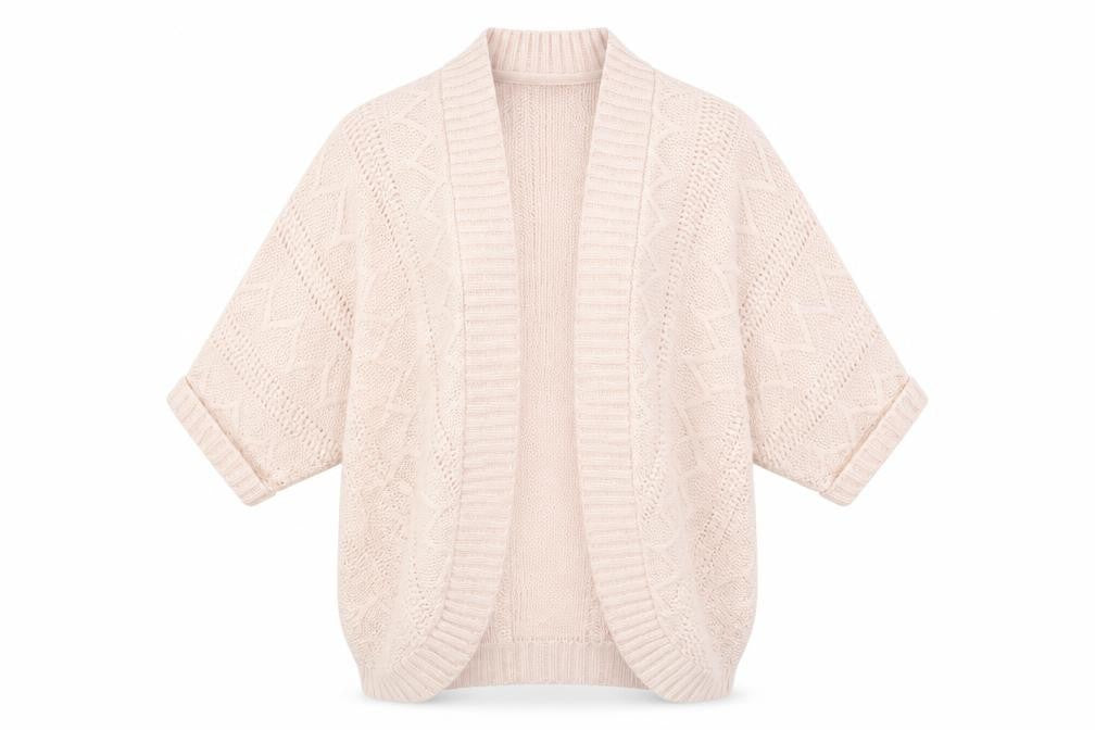 Boohoo Womens Pink  Knit Cardigan Jumper Size M