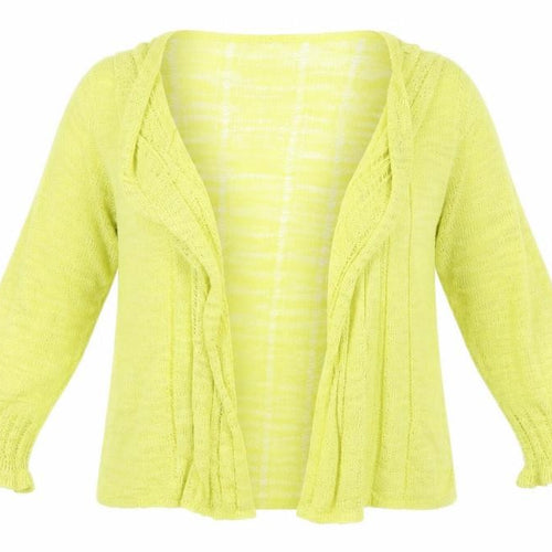 Per Una Womens Green  Knit Cardigan Jumper Size 12