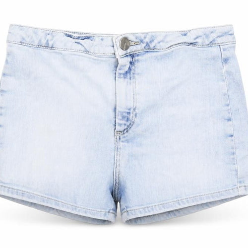 Topshop Womens Blue   Hot Pants Shorts Size 28 in