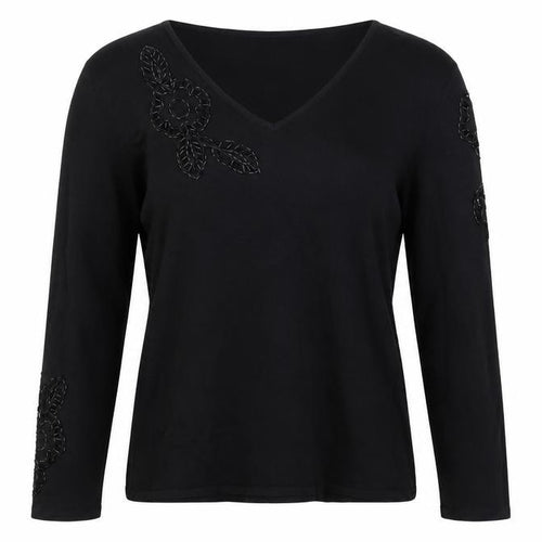 Sky Designs Womens Black   Pullover Jumper Size M