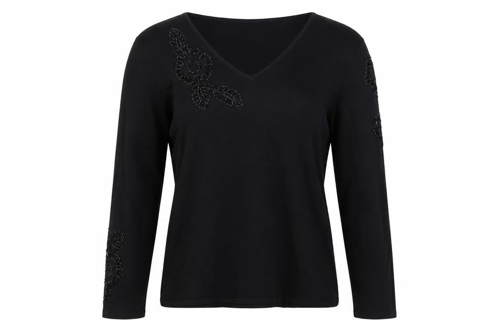 Sky Designs Womens Black   Pullover Jumper Size M