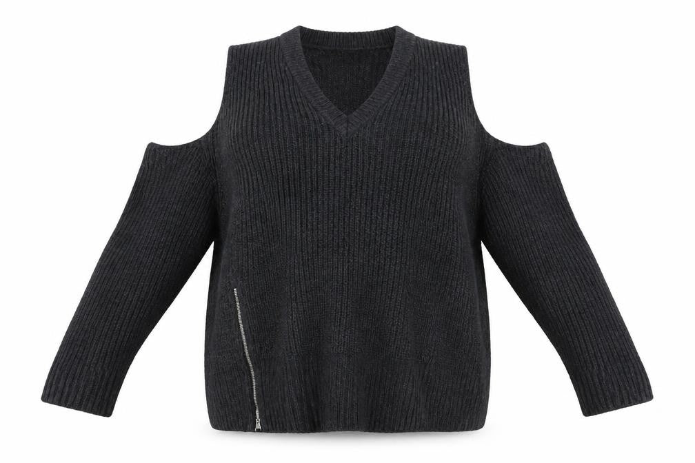 QED London Womens Grey   Cardigan Jumper Size M