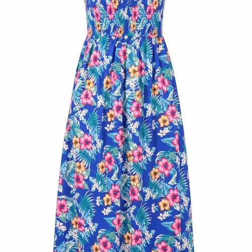 B.You Womens Blue Floral  Maxi  Size 10