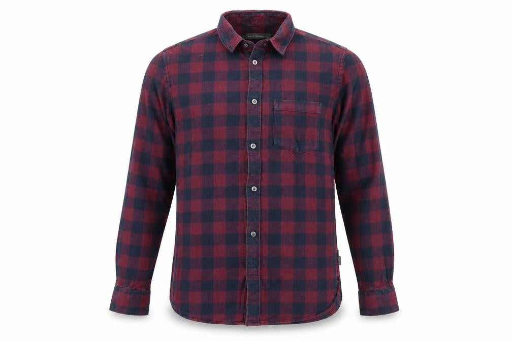 French Connection Mens Purple Check   Button-Up Size L