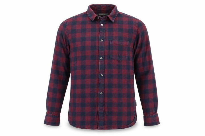 French Connection Mens Purple Check   Button-Up Size L