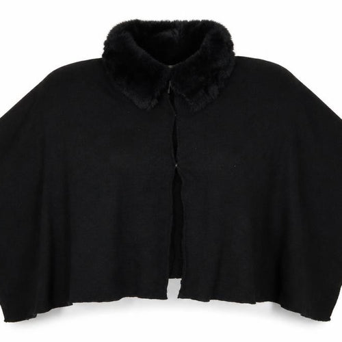 Classics Womens Black  Knit Cardigan Jumper One Size