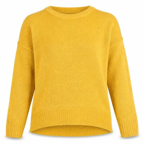 New Look Womens Yellow  Knit Pullover Jumper Size S