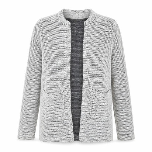 New Look Womens Grey  Knit Jacket  Size 10