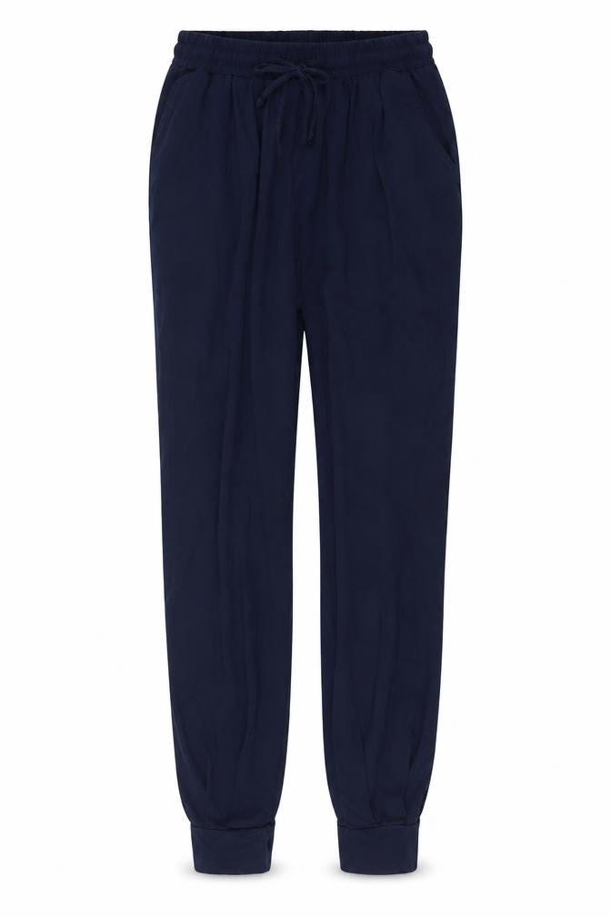 Hawiton Womens Blue   Jogger Trousers Size M L25 in