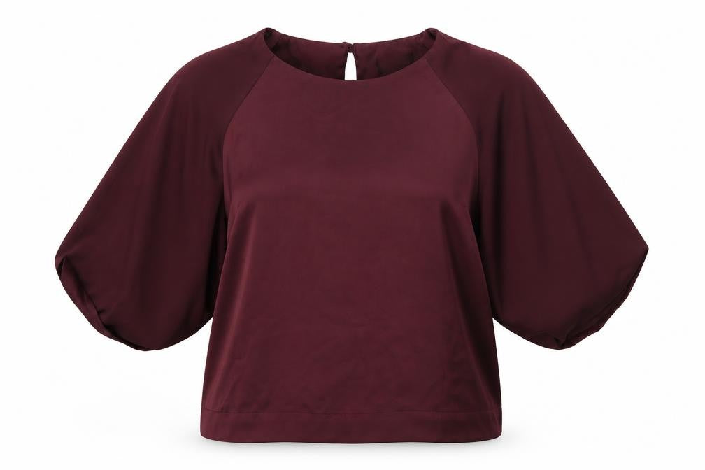 Topshop Womens Purple   Basic Blouse Size 12