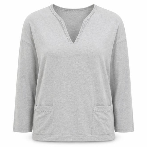 Preworn Womens Grey  Knit Pullover Jumper Size XL