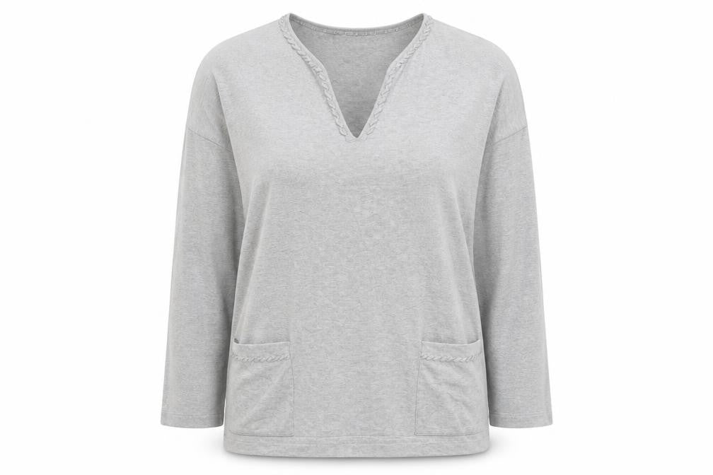 Preworn Womens Grey  Knit Pullover Jumper Size XL